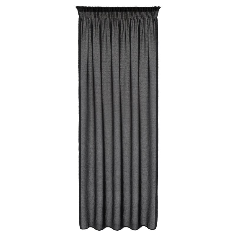 Zasłona gotowa Agis czarna 140 X 270 cm – dla spokoju i prywatności