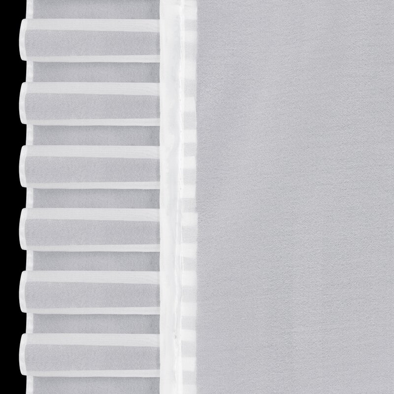 Firana gotowa biała 140 x 270 cm – rozprasza światło