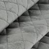Narzuta velvet srebrna 170 x 210 cm – doda blasku sypialni