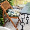 Siedzisko tarasowe SIED/GARDEN/02 beżowe 40x40x5 cm – idealne na taras