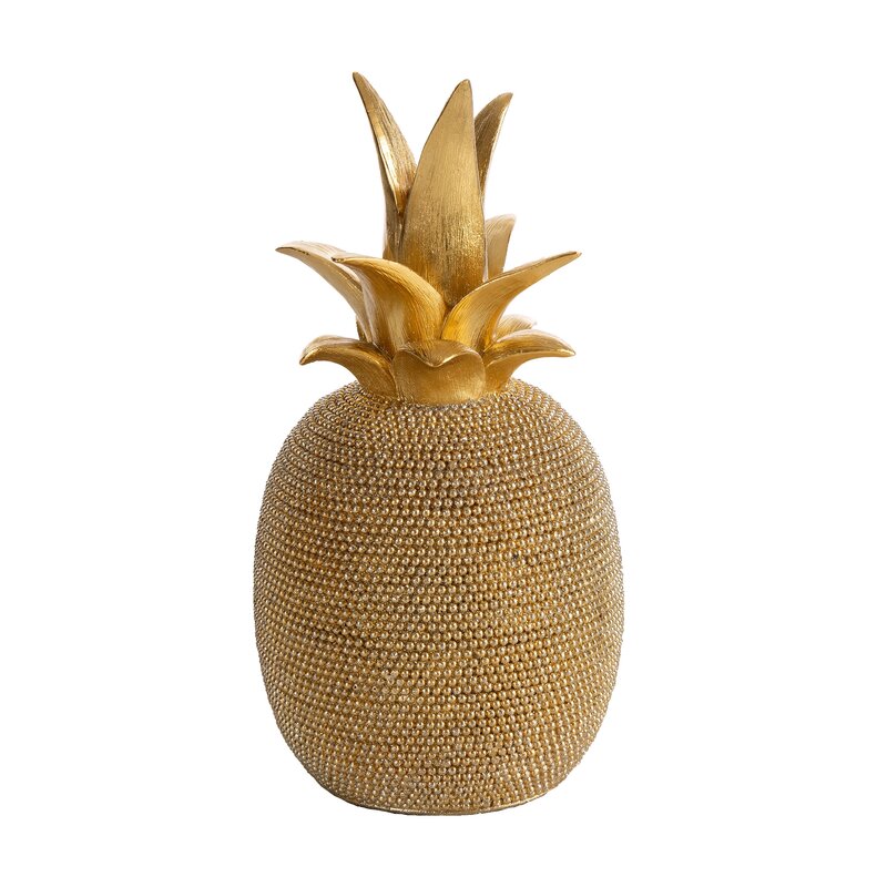 Figurka ceramiczna Eldo złota 11 x 11 x 22 cm – doda blasku wnętrzu