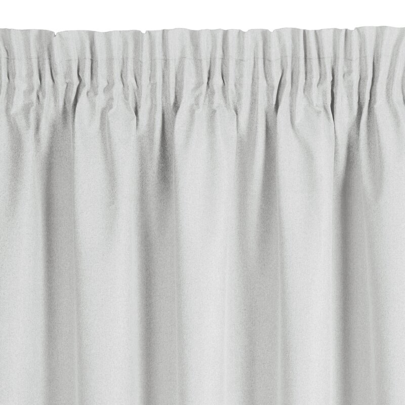 Zasłona gotowa Suzan srebrny 135 x 270 cm – zaciemnienie sypialni
