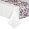 Obrus dekoracyjny Anita 4 biały 140 X 300 cm – idealny na uroczystości