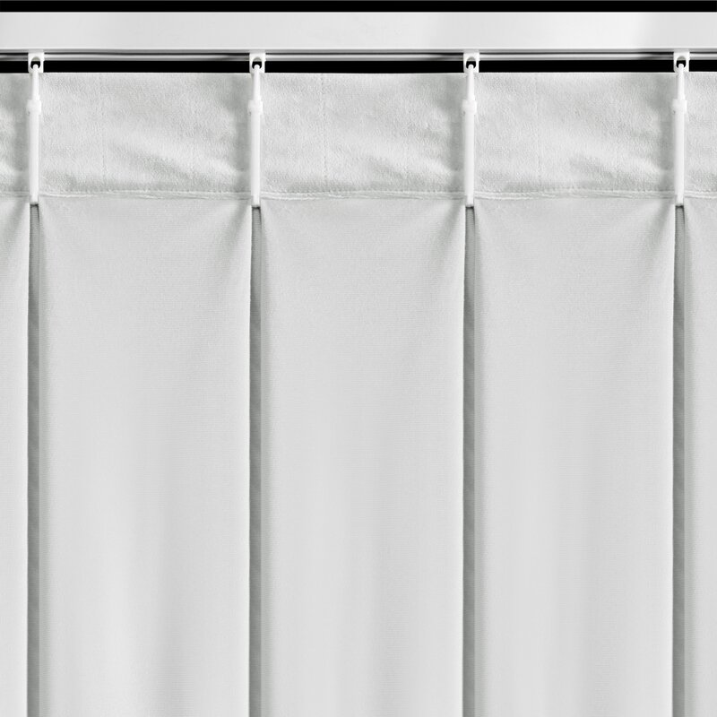 Zasłona gotowa biała 80 x 270 cm – wprowadza blask