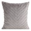 Poszewka dekoracyjna srebrna 45 x 45 cm – doda elegancji