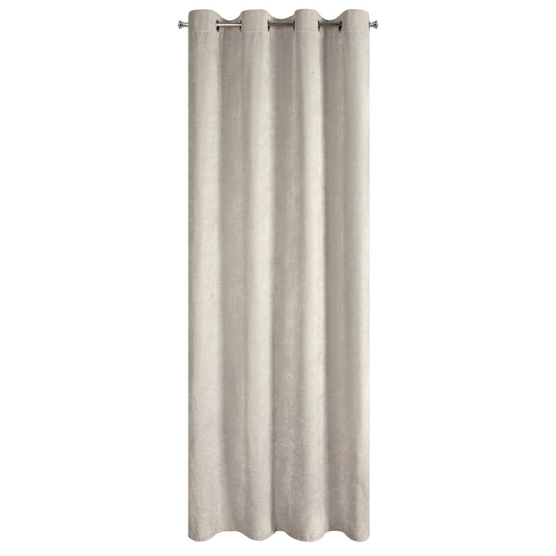 Zasłona gotowa Nilo beżowa 140 x 250 cm – przytulna atmosfera w domu