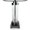 Lampa stołowa Clara czarna O 40 x 74 cm – tworzy nastrój