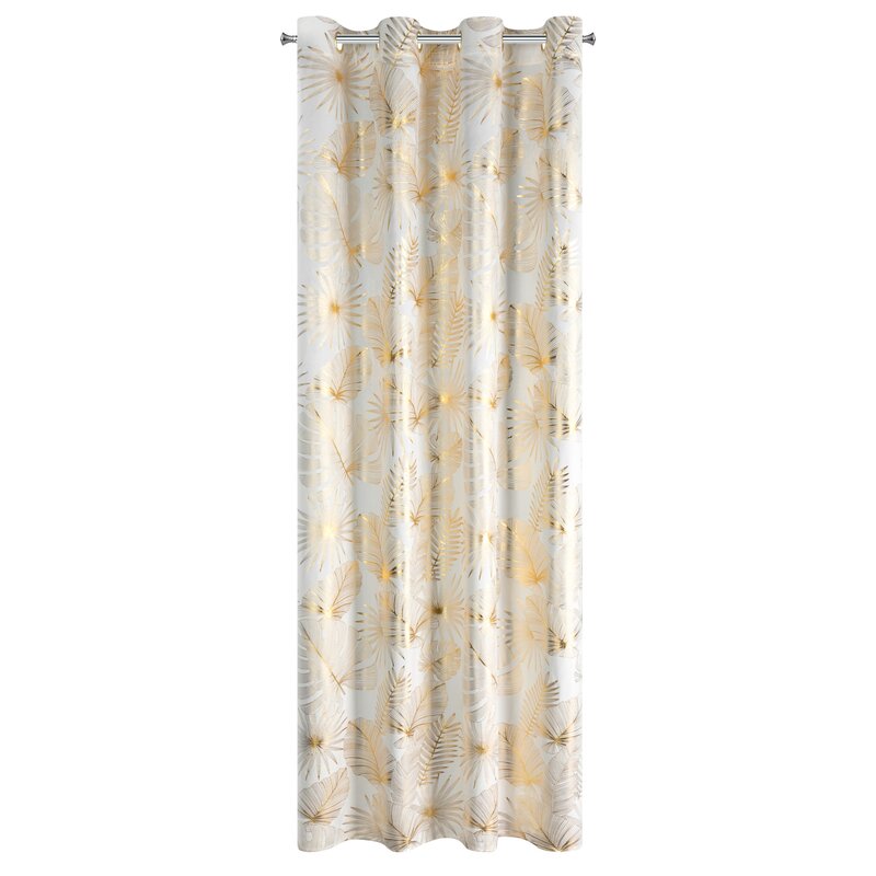 Zasłona gotowa Zaria biała 140 x 250 cm – dodaje blasku wnętrzu