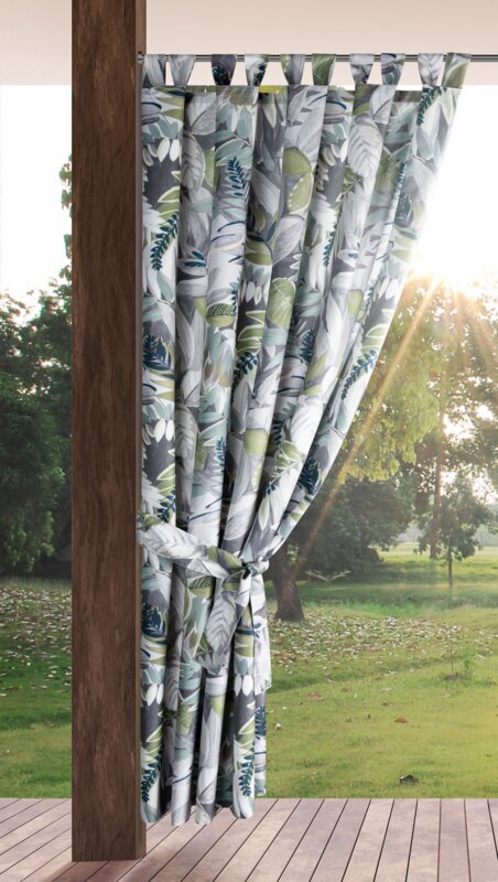 Zasłona gotowa Garden zielona 155 x 240 cm – ochrona przed słońcem