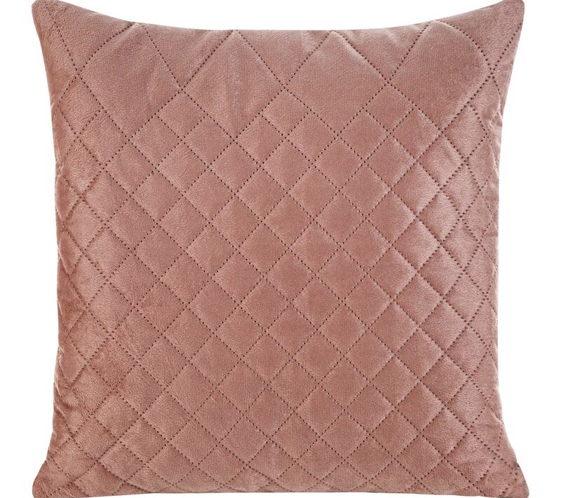 Poszewka velvet Design91 pudrowy róż 40 x 40 cm – doda uroku wnętrzu