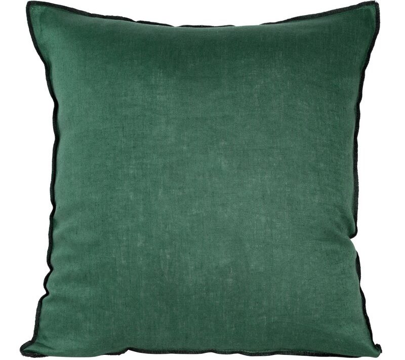 Poszewka len zielona 45 x 45 cm – wprowadza świeżość