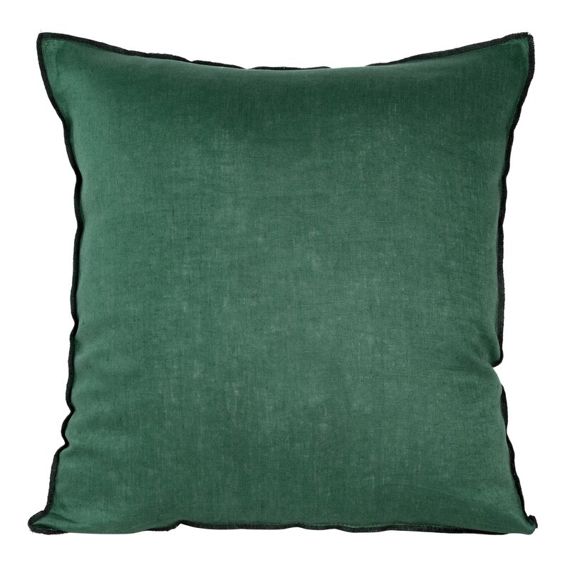 Poszewka len zielona 45 x 45 cm – wprowadza świeżość