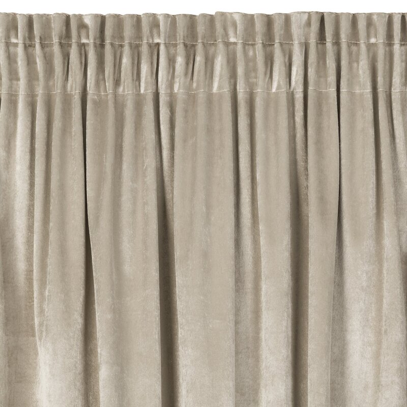ZASŁONA GOTOWA SAMANTA NA TAŚMIE 140 X 270 CM BEŻOWY