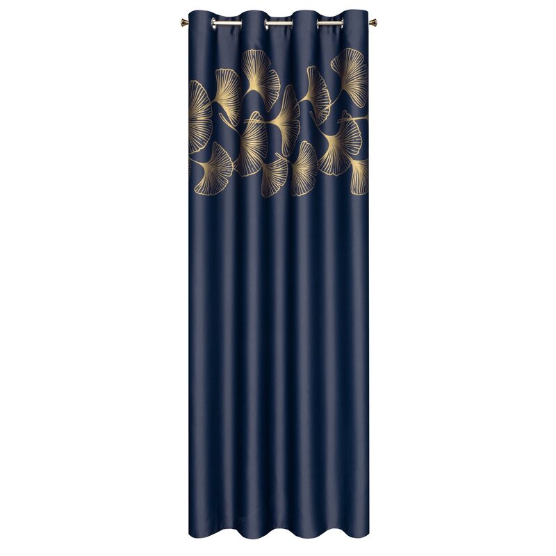Zasłona gotowa Harmony granatowa 140 x 250 cm – zaciemniająca i trwała