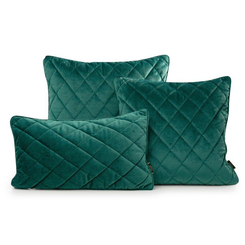 Poszewka velvet ciemnoturkusowa 45 x 45 cm – doda uroku wnętrzu