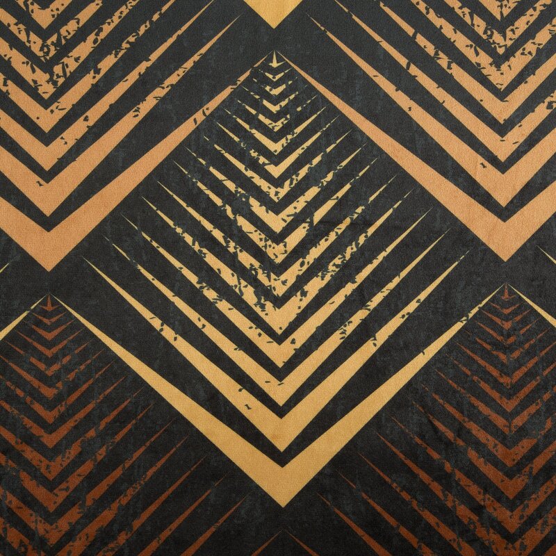 ZASŁONA GOTOWA ANGELINA 140 X 250 CM CZARNY