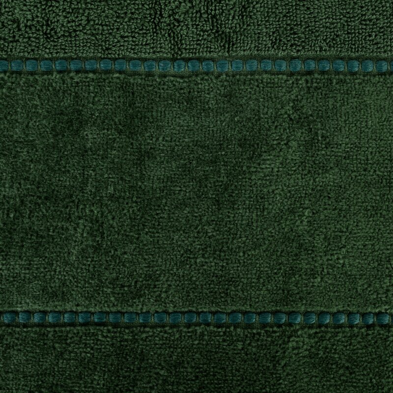 Ręcznik kąpielowy bawełniany MARI butelkowy zielony 50 X 90 CM – miękki i chłonny