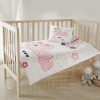 Komplet pościeli dziecięcej KID 13 biała 100 X 135 CM – 100% bawełna