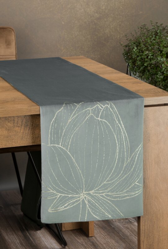 OBRUS BLINK 12 35 X 220 CM SZARY