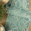 Obrus velvet BLINK 15 ciemnomiętowy 35 x 140 cm – doda blasku stołu