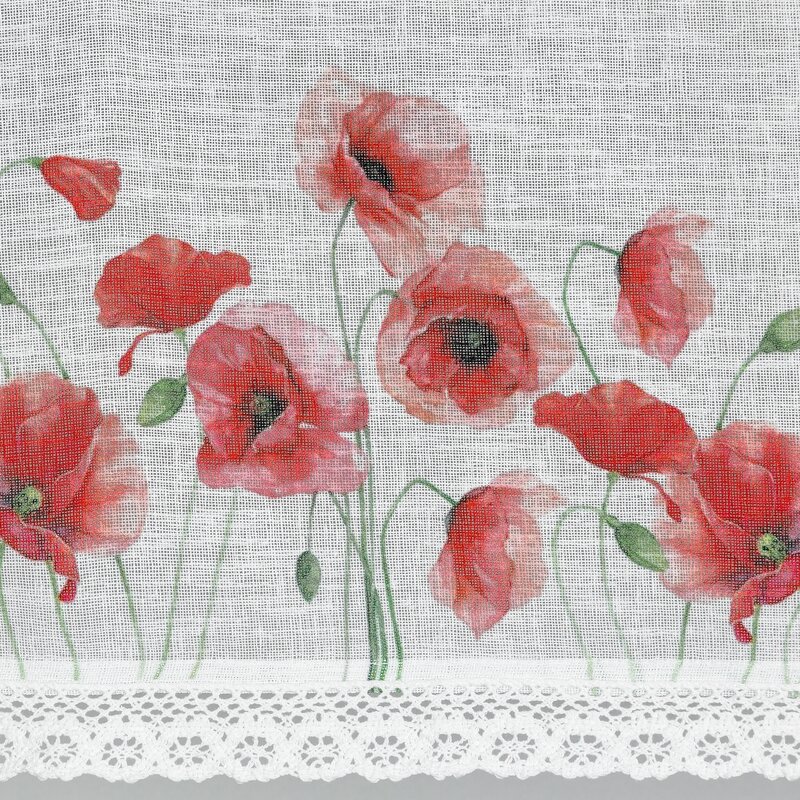 Firana gotowa Mari biała 150 x 30 cm – zapewni prywatność