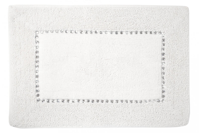 Dywanik łazienkowy Chic biały 60 x 90 cm – miękki i puszysty