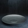 Patera szklana Kala srebrna fi 37 x 4 cm – do stylowych aranżacji