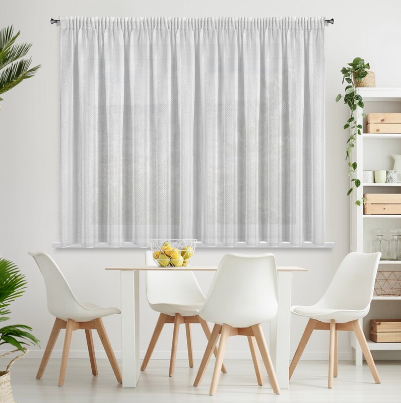 FIRANA GOTOWA LOARA NA TAŚMIE 300 X 150 CM BIAŁY