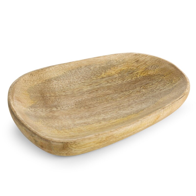 Patera dekoracyjna BRĄZOWA 18x14x3 cm – idealna na klucze