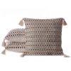 Poszewka boho kremowa 45 x 45 cm – doda przytulności