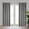 Zasłona gotowa Logan petrol 135 x 270 cm – zaciemnia pomieszczenie