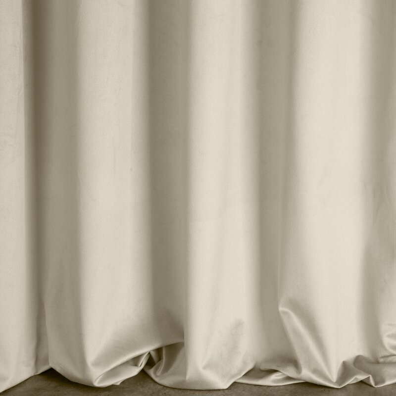 Zasłona gotowa D91 beżowa 140 x 250 cm – tworzy półmrok