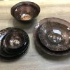 Patera szklana Pati brązowa fi 31 x 2 cm – idealna na przekąski