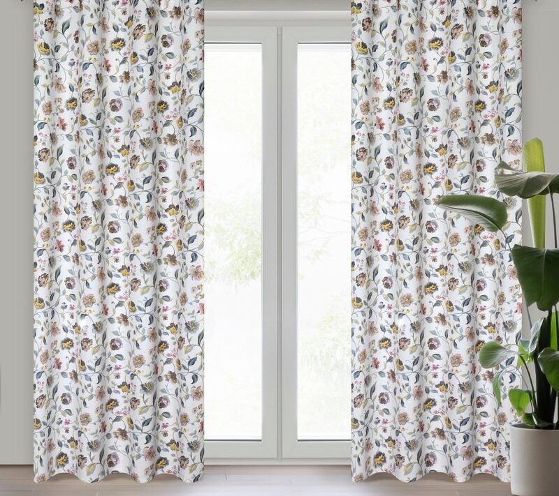 Zasłona gotowa Kristal biała 140 x 250 cm – rozświetla wnętrze