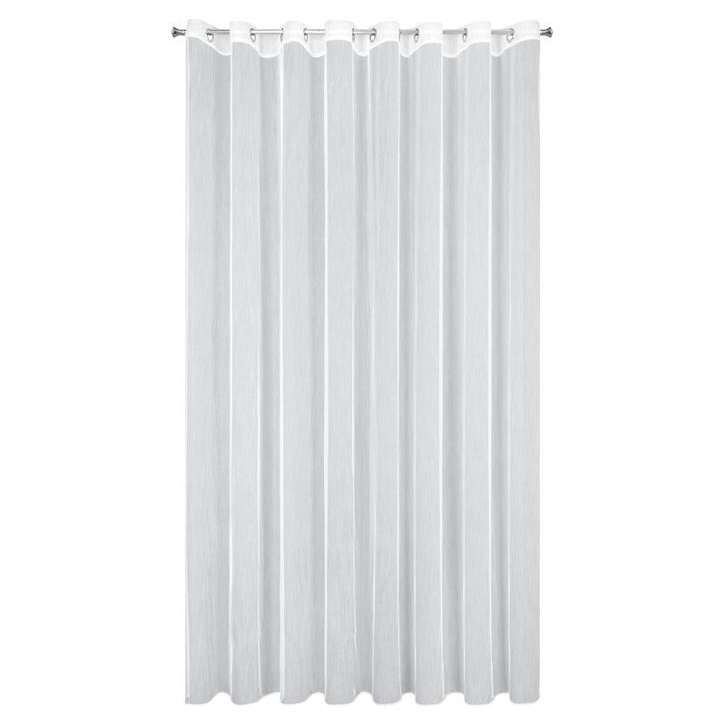 Firana gotowa Nicea biała 350 x 250 cm – rozświetla wnętrze