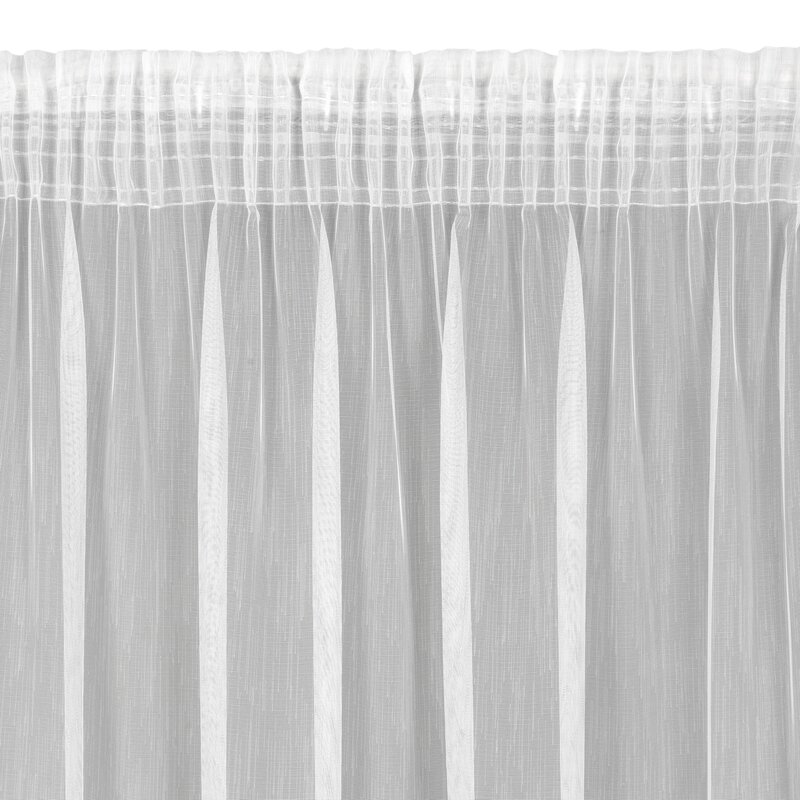 Firana gotowa Nicea biała 140 x 270 cm – rozjaśnia wnętrze