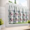 Firana gotowa DORA biała 150 x 60 cm – do kuchni i jadalni