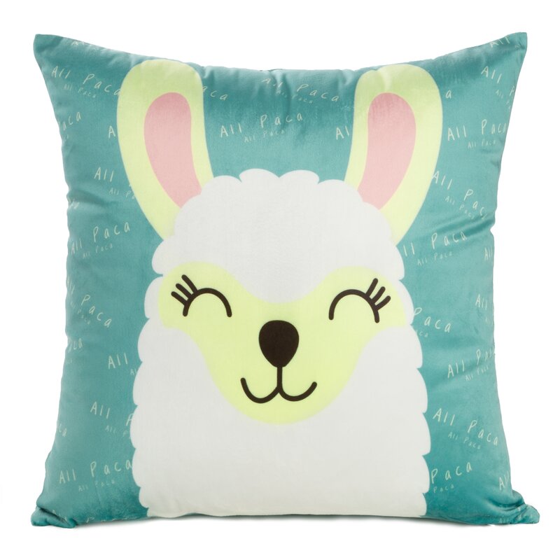 Poszewka Design91 turkusowa 45 x 45 cm – doda uroku wnętrzu