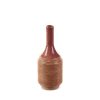 Wazon ceramiczny Elda czerwony 16 x 48 cm – idealny na kwiaty