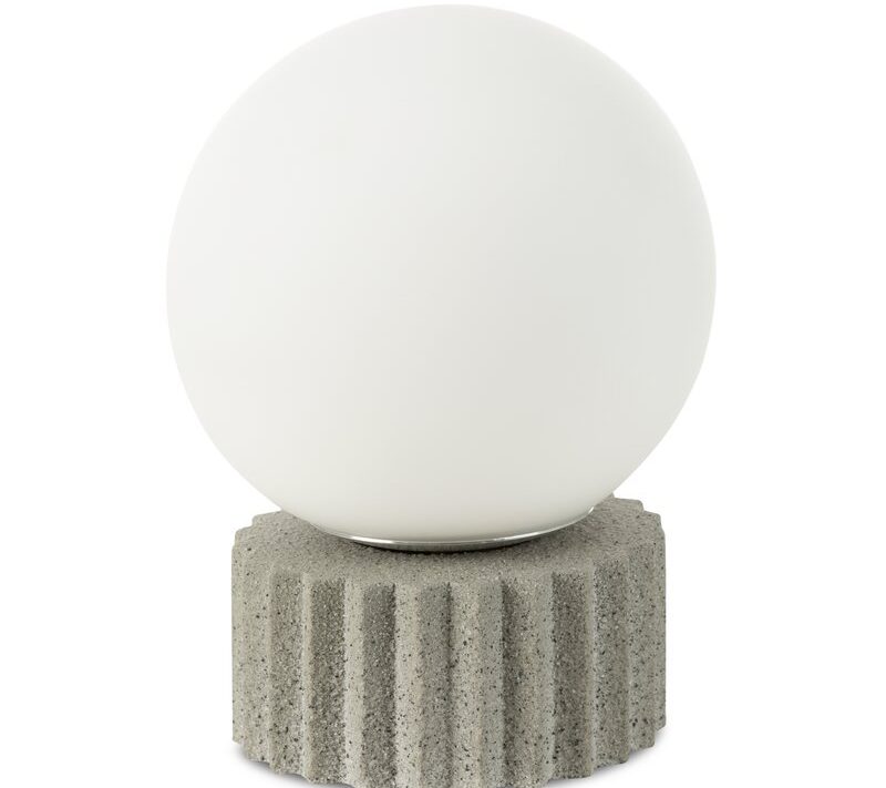 Lampa stołowa Aspen biała fi 16 x 22 cm – subtelne światło