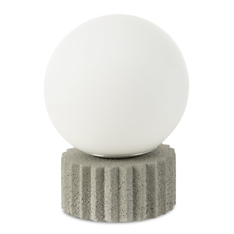 Lampa stołowa Aspen biała fi 16 x 22 cm – subtelne światło