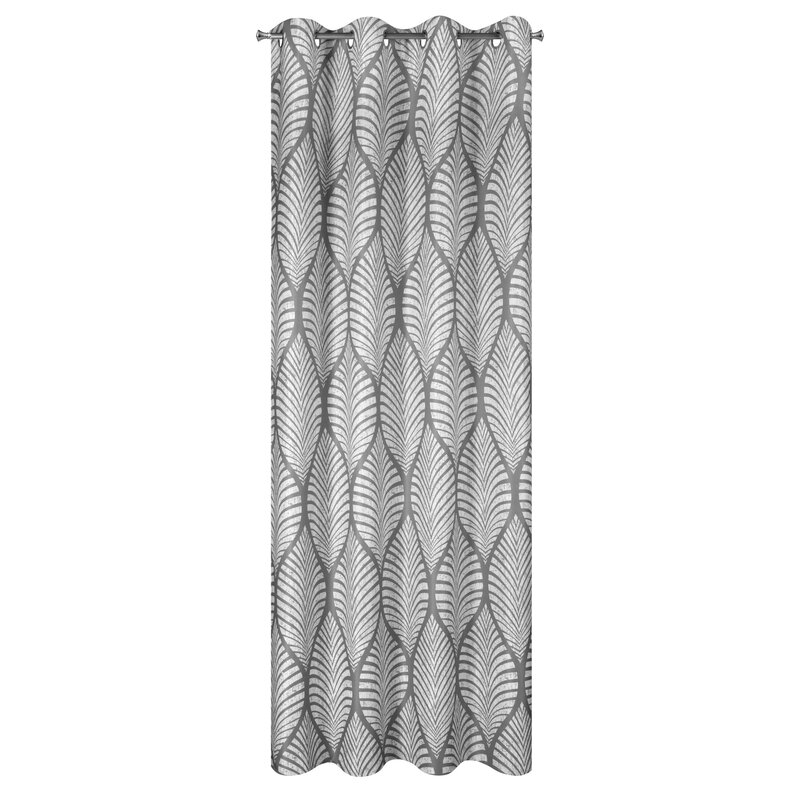 ZASŁONA GOTOWA ELOISA 140 X 250 CM STALOWY