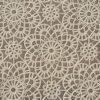 Obrus haftowany biały 85 x 85 cm – łatwy w czyszczeniu