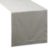 Obrus gładki Melinda srebrny 40 x 140 cm – doda blasku stołowi