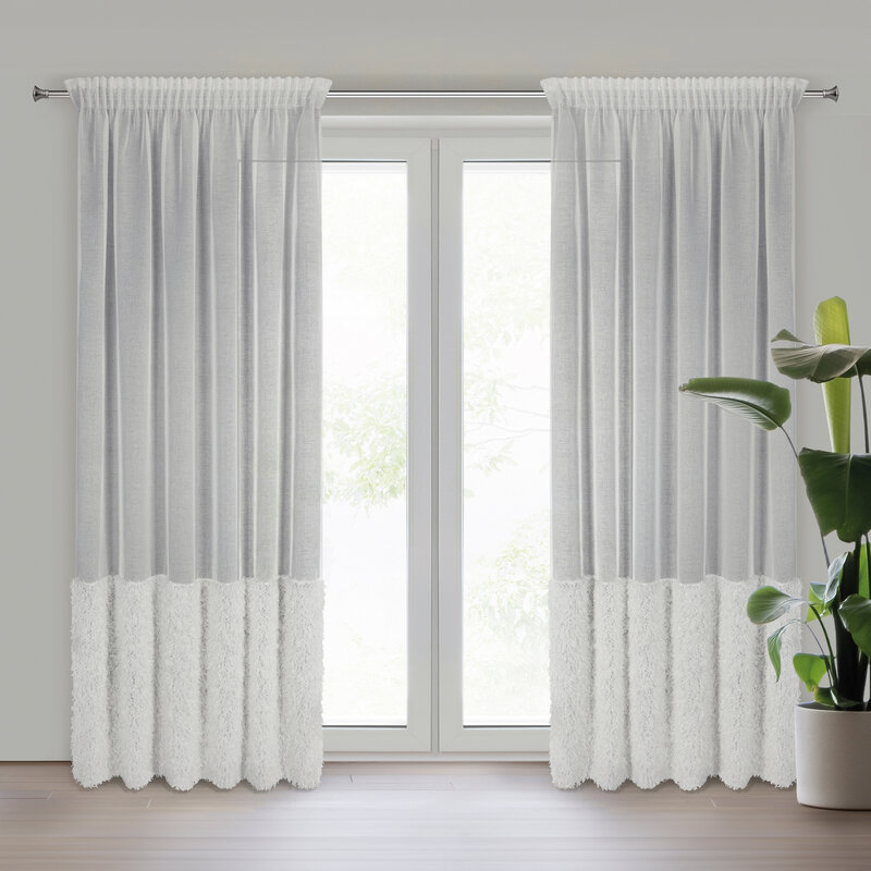 Firana gotowa Marion biała 140 x 270 cm – rozjaśnia wnętrze