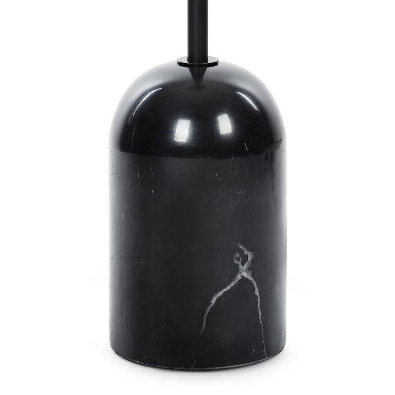 Lampa stołowa LYLA czarna O 36 x 155 cm – tworzy przytulny nastrój