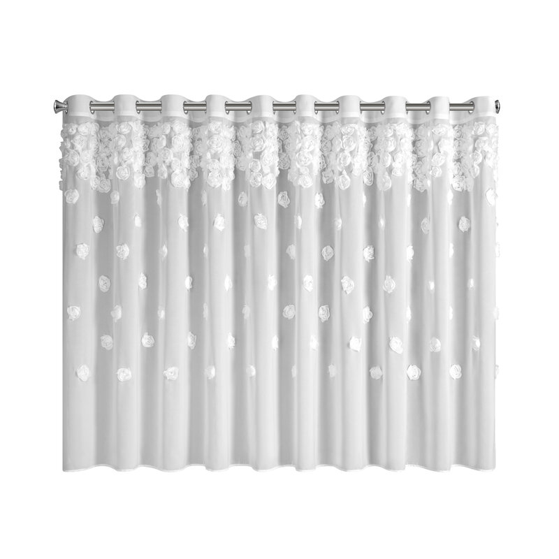 Firana gotowa Diana 3 biały 350 x 160 cm – rozjaśnia wnętrze