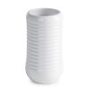 Wazon ceramiczny Aria biały 15 x 15 x 33 cm – na suszone kwiaty
