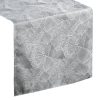 Bieżnik żakardowy Isla srebrny 40 x 140 cm – doda blasku zastawie