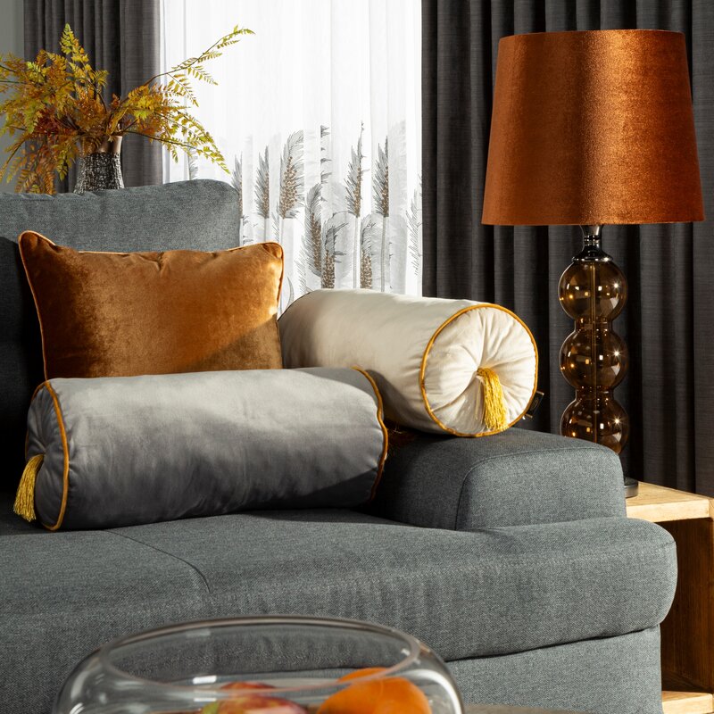 Poszewka welwetowa jasnomiętowa 20 X 45 CM – dodaje przytulności